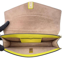 Load image into Gallery viewer, Valextra Valextra Iside Pochette Yellow Leather
