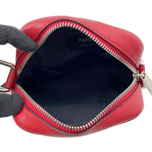 将图像加载到图库查看器中，FENDI Monster Shoulder Bag Red 7VA456 Nylon Canvas
