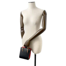 Load image into Gallery viewer, Christian Louboutin Paloma 2way Tote Bag Black/Red 1165180 Leather Size Nano
