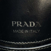 将图像加载到图库查看器中，PRADA Stone 2way Bucket Bag Black 1BE011 Leather
