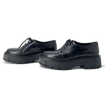 Load image into Gallery viewer, CELINE Bulky Derby Studded Shoes Black351973602C Leather Size 39
