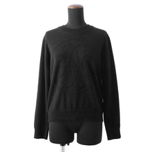 Load image into Gallery viewer, HERMES H-Lift Long Sleeve Sweater Size Chronomat 44 Black Cashmere
