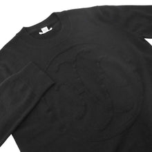 Load image into Gallery viewer, HERMES H-Lift Long Sleeve Sweater Size Chronomat 44 Black Cashmere
