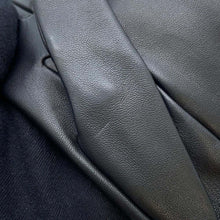 Load image into Gallery viewer, HERMES Horseshoe Gloves Size 7.5 Black Leather

