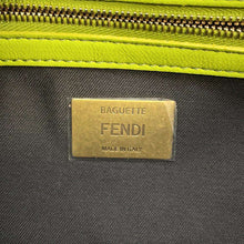 将图像加载到图库查看器中，FENDI Shoulder Bag Baguette Zucca Green 8BR600 Leather
