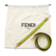 将图像加载到图库查看器中，FENDI Shoulder Bag Baguette Zucca Green 8BR600 Leather
