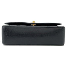 Load image into Gallery viewer, CHANEL Diana Single Flap ChainShoulder Bag Black A01165 Caviar Leather Size 25
