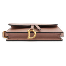 将图像加载到图库查看器中，Dior Saddle Belt Pouch Pink S5619CWVG Leather
