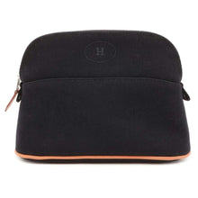 Load image into Gallery viewer, HERMES Bolide Pouch Black Canvas Size Mini
