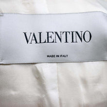 将图像加载到图库查看器中，Valentino Garavani V logo PCoat Size 38 Ivory UB3CJ0U54G8 Wool 100%
