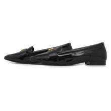 Load image into Gallery viewer, CHANEL CC Logo Pointed Toe Pumps BlackG45292 Patent Leather Size 39C
