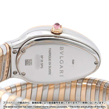 将图像加载到图库查看器中，BVLGARI Serpenti Tubogas Watch W35mm Stainless Steel K18PG Silver Dial102237/SP35SPG
