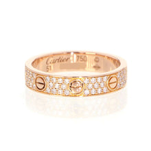 Load image into Gallery viewer, CARTIER Mini Love Ring Size 51/#11B4085851 18K Pink Gold
