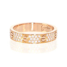 Load image into Gallery viewer, CARTIER Mini Love Ring Size 51/#11B4085851 18K Pink Gold
