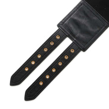 将图像加载到图库查看器中，Dior saddle belt Size 35.8&quot; Black B0049CNOH Leather
