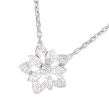 将图像加载到图库查看器中，Van Cleef &amp; Arpels Lotus Necklace Size MiniVCARP0ZW00 18K White Gold
