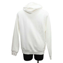 将图像加载到图库查看器中，Dior Shawn Stussy Shock The World Logo Embroidery Pullover Hoodie Size XS White/Black 033J646A0531 Cotton100%
