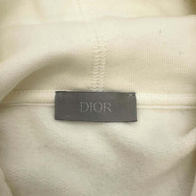 将图像加载到图库查看器中，Dior Shawn Stussy Shock The World Logo Embroidery Pullover Hoodie Size XS White/Black 033J646A0531 Cotton100%
