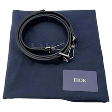 将图像加载到图库查看器中，Dior CDDiamond Zip Briefcase Black/Gray 1ESBR180CDP_H43E PVC Coated Canvas Calf Leather
