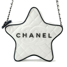 Load image into Gallery viewer, CHANEL Star ChainShoulder Bag White AS4579 Satin
