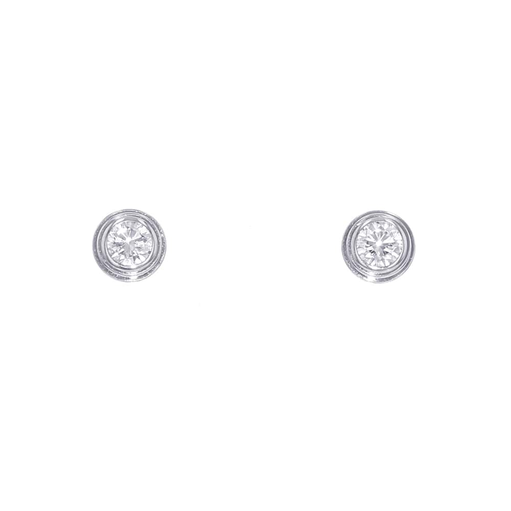 CARTIER Damour Earrings Size XSB8301407 18K White Gold