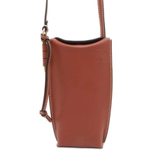 Load image into Gallery viewer, LOEWE Gate pocket Shoulder Bag Tan C650Z42X34 Leather
