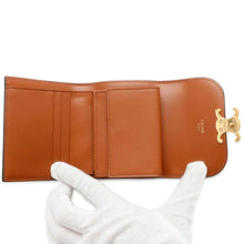 Load image into Gallery viewer, CELINE Triomphe Small flap wallet Tan 10D782CQH PVC/Leather
