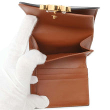 Load image into Gallery viewer, CELINE Triomphe Small flap wallet Tan 10D782CQH PVC/Leather
