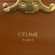 Load image into Gallery viewer, CELINE Triomphe Small flap wallet Tan 10D782CQH PVC/Leather
