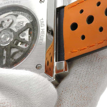 Load image into Gallery viewer, TAG HEUER Monaco Chronograph Gulf W39mm Stainless Steel Leather Navy Dial CBL2115.FC6494
