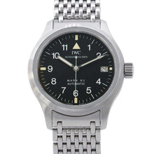 将图像加载到图库查看器中，IWC Pilot&#39;s Watch Flieger Mark 12 W36mm Stainless Steel Black Dial IW324102
