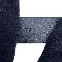 将图像加载到图库查看器中，Dior Saddle Belt Size 70 Black B0042CWGH_M900 Calf Leather
