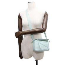 Load image into Gallery viewer, LOEWE Puzzle bag Shoulder Bag Aquamarine A510U95X58 Calf Leather Size Mini
