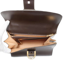 Load image into Gallery viewer, Delvaux Brillon 2WAY Handbag Brown Leather Size MM
