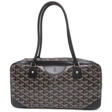 将图像加载到图库查看器中，GOYARD Saint Martin Black PVC Coated Canvas Leather
