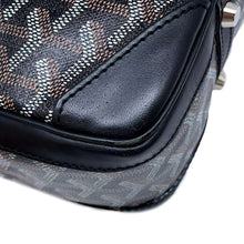 将图像加载到图库查看器中，GOYARD Saint Martin Black PVC Coated Canvas Leather
