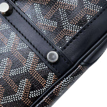 将图像加载到图库查看器中，GOYARD Saint Martin Black PVC Coated Canvas Leather
