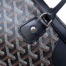 将图像加载到图库查看器中，GOYARD Saint Martin Black PVC Coated Canvas Leather
