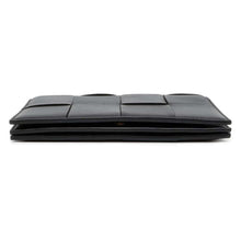 Load image into Gallery viewer, Bottega Veneta Maxi INTRECCIATO Shoulder Wallet Black Leather
