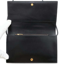 Load image into Gallery viewer, Bottega Veneta Maxi INTRECCIATO Shoulder Wallet Black Leather
