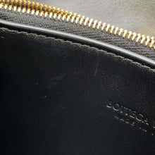 Load image into Gallery viewer, Bottega Veneta Maxi INTRECCIATO Shoulder Wallet Black Leather
