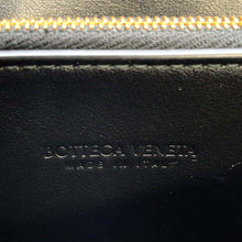 Load image into Gallery viewer, Bottega Veneta Maxi INTRECCIATO Shoulder Wallet Black Leather
