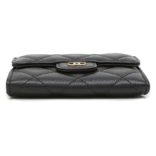 Load image into Gallery viewer, CHANEL Matelasse ChainShoulder Card Case Black AP0238 Caviar Leather
