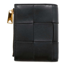 Load image into Gallery viewer, Bottega Veneta Maxi INTRECCIATO Bifold Wallet Black 706010 Leather
