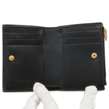 Load image into Gallery viewer, Bottega Veneta Maxi INTRECCIATO Bifold Wallet Black 706010 Leather
