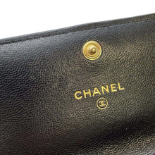 Load image into Gallery viewer, CHANEL CHANEL19 ChainShoulder Card Case Black AP2409 Lambskin
