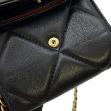 Load image into Gallery viewer, CHANEL CHANEL19 ChainShoulder Card Case Black AP2409 Lambskin
