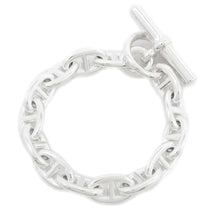 Load image into Gallery viewer, HERMES Chaine d&#39;Ancre Bracelet 14 frames Size MM SV925
