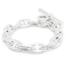 Load image into Gallery viewer, HERMES Chaine d&#39;Ancre Bracelet 14 frames Size MM SV925
