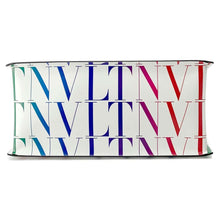 Load image into Gallery viewer, Valentino Garavani Logo Times Tote Bag White/Multicolor VY2B0963 Leather
